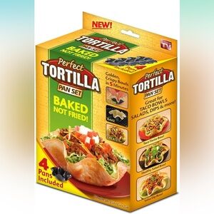 NEW Tortilla Pan Set 4 Pc.